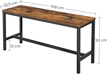 Table Benches, Set of 2, Industrial Style