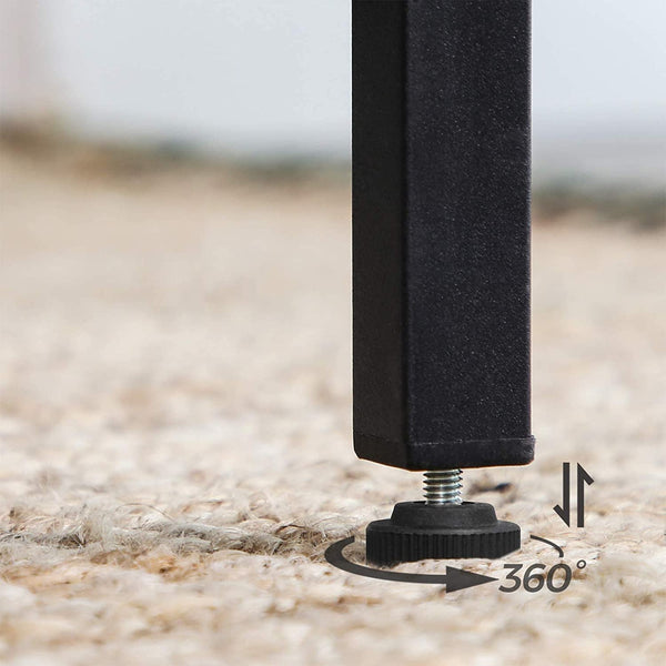 Square Bar Table with Steel Frame - Karrari