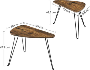 2-Piece Round Nesting Side Tables - Karrari