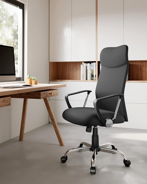 Office Chair – Padded Seat, Swivel & Reclining - Karrari