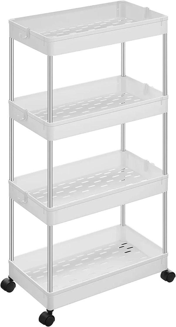 4-Tier Plastic Storage Trolley - Karrari