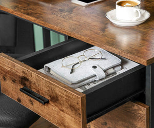 L-Shaped Corner Desk with Storage - Karrari