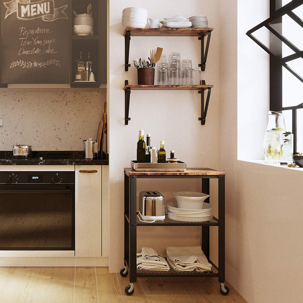 Set of 2 Large Floating Wall Shelves - Karrari