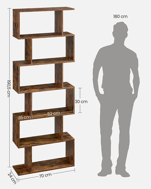 6-Tier Cube Bookshelf - Karrari