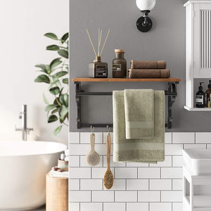 Wall-Mounted Coat Rack with Shelf & Hooks - Karrari