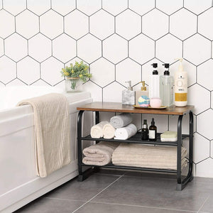 Shoe Bench, Industrial Shoe Rack - Karrari