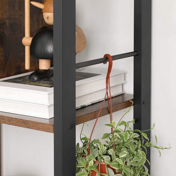 4-Tier Industrial Bookcase - Karrari