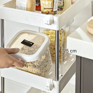 4-Tier Plastic Storage Trolley - Karrari