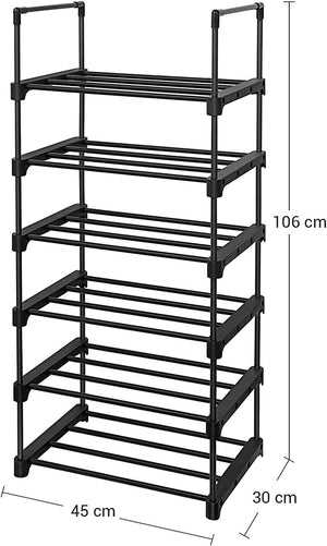 Stackable Shoe Storage Organizer – 6 Tiers - Karrari