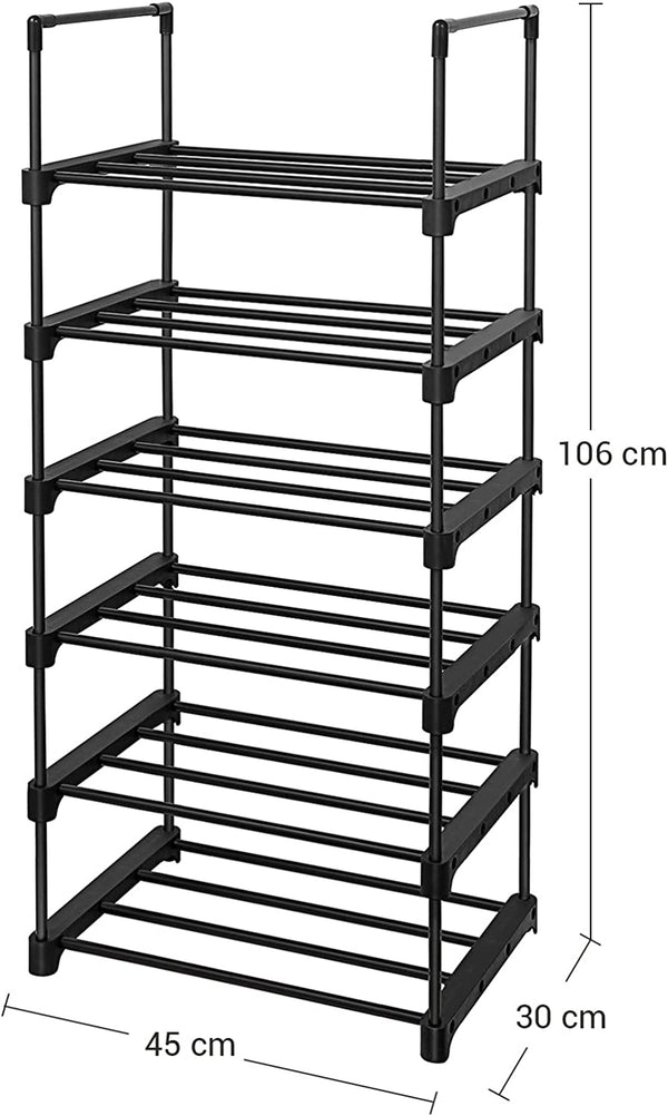 Stackable Shoe Storage Organizer – 6 Tiers - Karrari