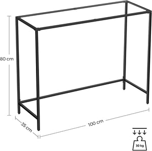 Glass Top Console Table - Karrari