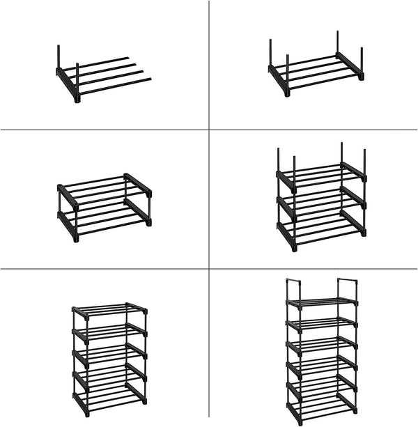 Stackable Shoe Storage Organizer – 6 Tiers - Karrari