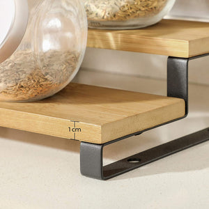 3-Tier Bamboo Spice Rack Set of 2 - Karrari