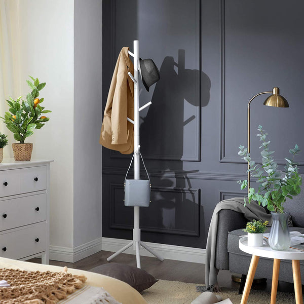 Wooden Coat Rack with 8 Hooks - Karrari