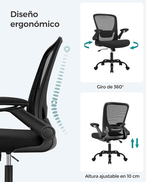 Office Chair – Mesh Back, Lumbar Support & Rocking - Karrari