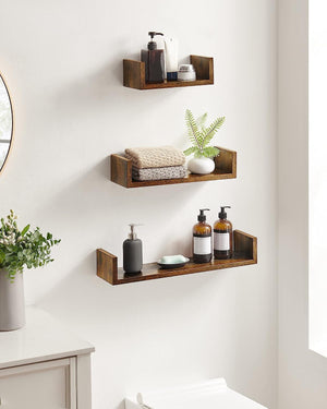 Set of 3 Floating Wall Shelves - Karrari