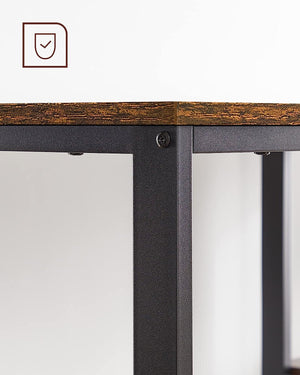 Computer Desk with 2 Reversible Shelves - Karrari