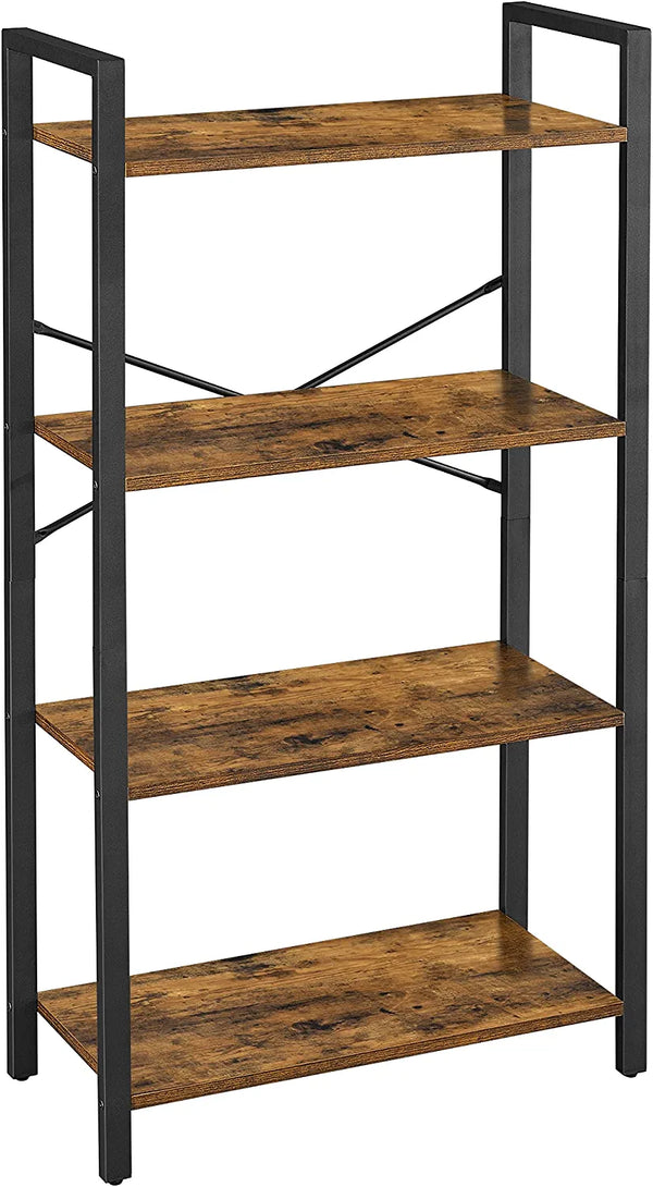 4-Tier Industrial Bookshelf - Karrari