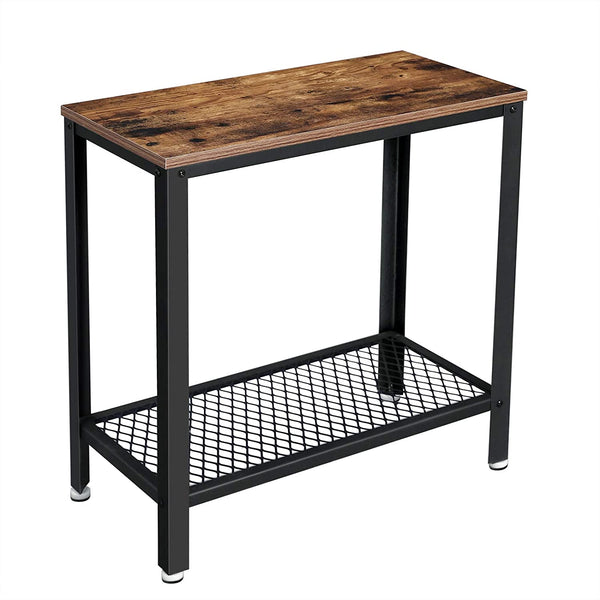 Side Table with Mesh Shelf - Karrari