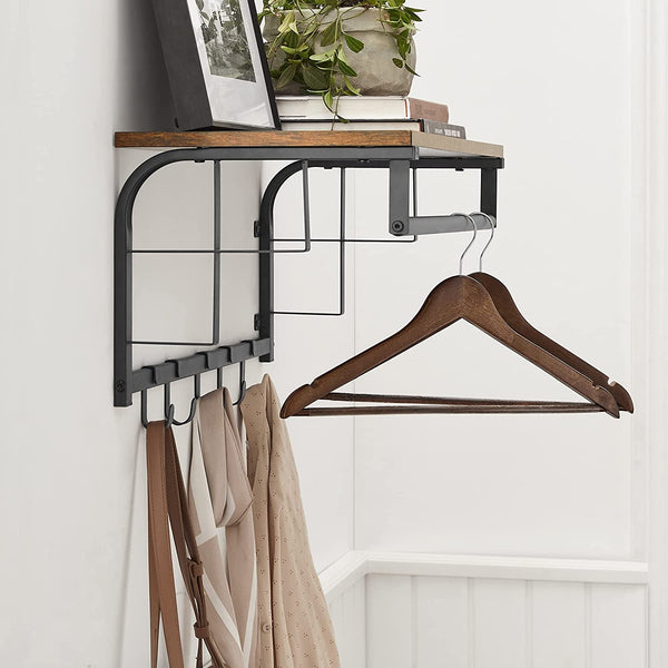 Wall-Mounted Coat Rack with Hooks - Karrari
