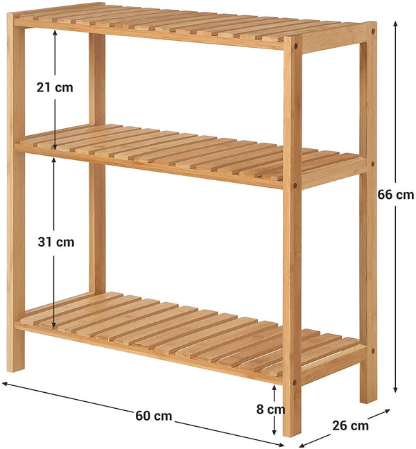 Multi-Purpose Bamboo Shelf Rack - Karrari