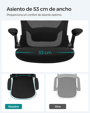 Office Chair – Mesh Back, Lumbar Support & Rocking - Karrari