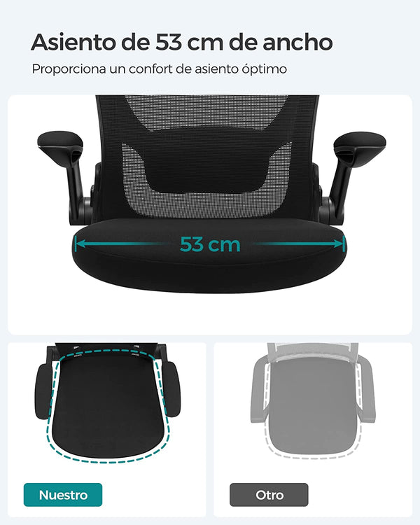 Office Chair – Mesh Back, Lumbar Support & Rocking - Karrari