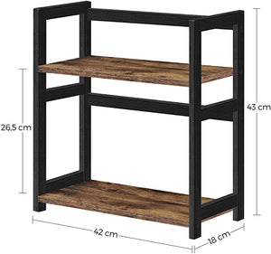 2-Tier Bamboo Spice Rack - Karrari
