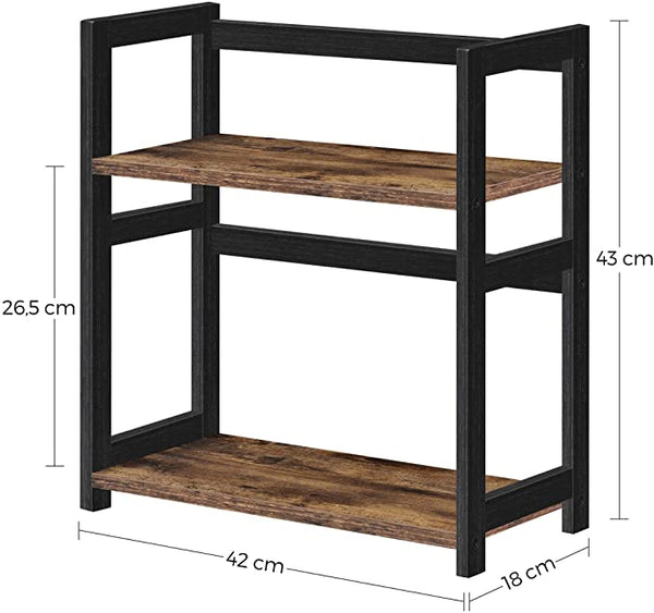 2-Tier Bamboo Spice Rack - Karrari