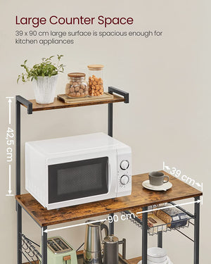 Baker’s Rack with Kitchen Storage - Karrari