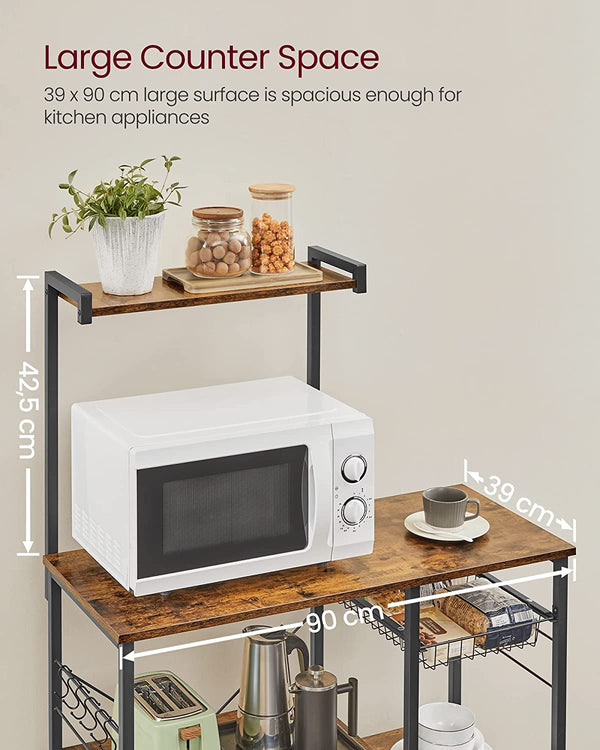 Baker’s Rack with Kitchen Storage - Karrari