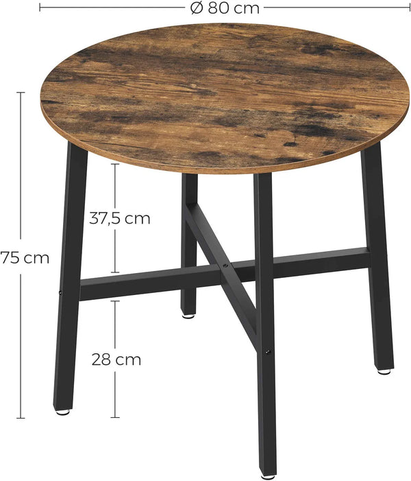Industrial Round Dining Table - Karrari