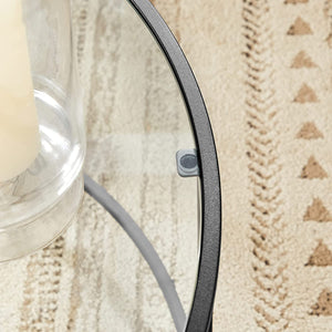 Round Tempered Glass Coffee Table - Karrari