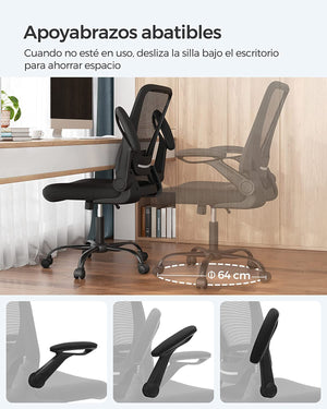 Office Chair – Mesh Back, Lumbar Support & Rocking - Karrari