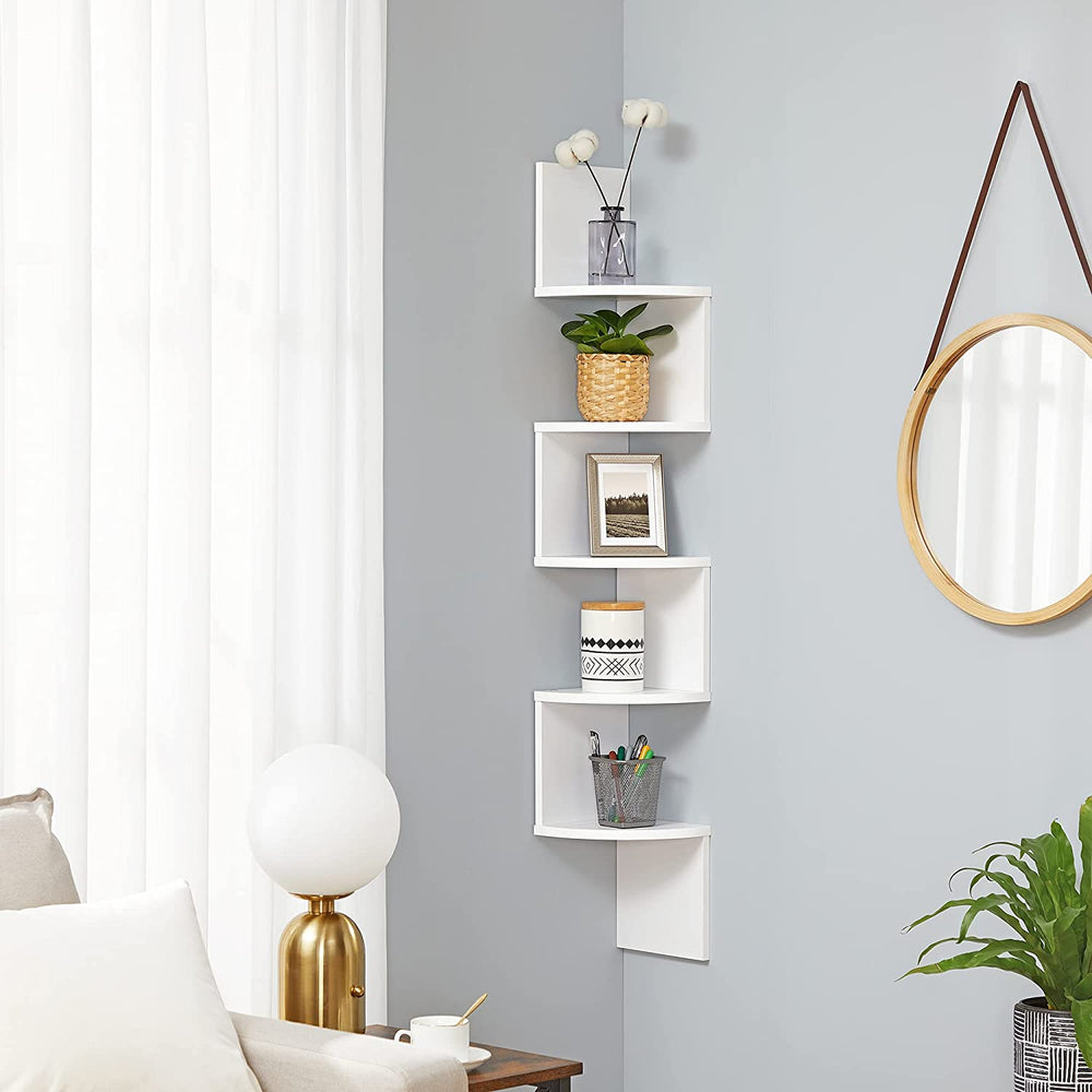 5-Tier Floating Corner Shelf - Karrari