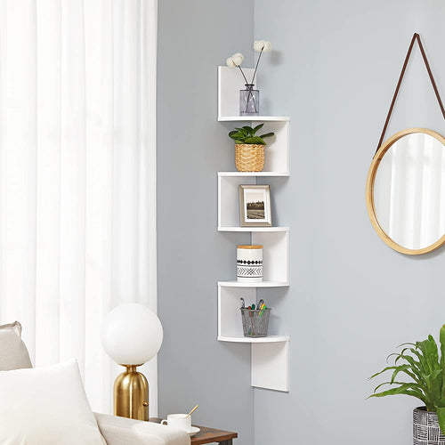 5-Tier Floating Corner Shelf - Karrari