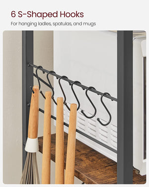 Baker’s Rack with Kitchen Storage - Karrari