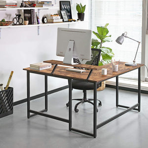 L-Shaped Desk with Screen Stand - Karrari