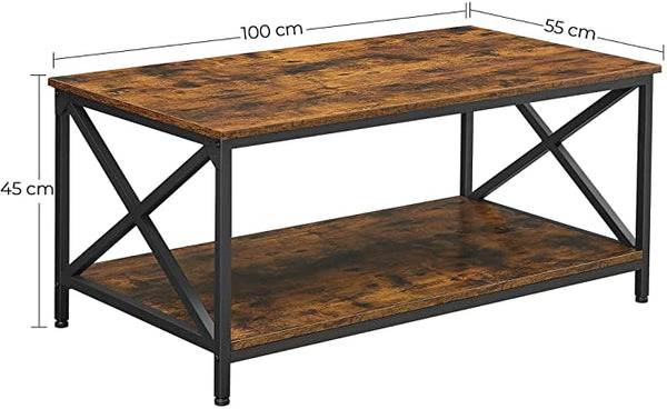 Coffee Table with X-Frame - Karrari