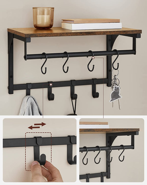 Wall Coat Rack with Hooks - Karrari