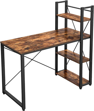 Writing Desk with Reversible Storage Shelves - Karrari