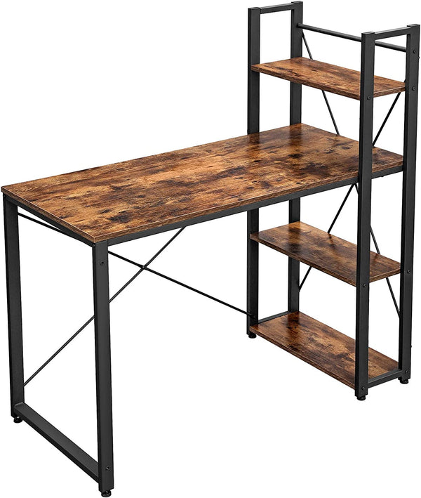 Writing Desk with Reversible Storage Shelves - Karrari