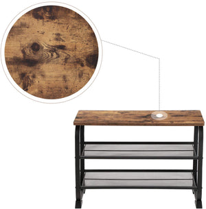 Shoe Bench, Industrial Shoe Rack - Karrari