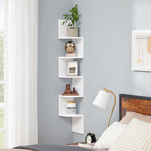 5-Tier Floating Corner Shelf - Karrari