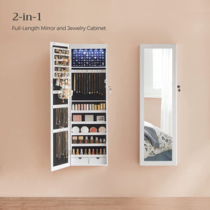 Wall-Mounted Lockable Jewellery Cabinet - Karrari