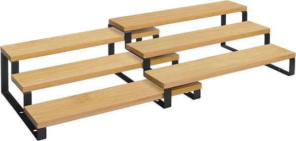 3-Tier Bamboo Spice Rack Set of 2 - Karrari