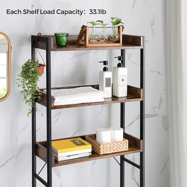 3-Tier Over-The-Toilet Bathroom Shelf - Karrari
