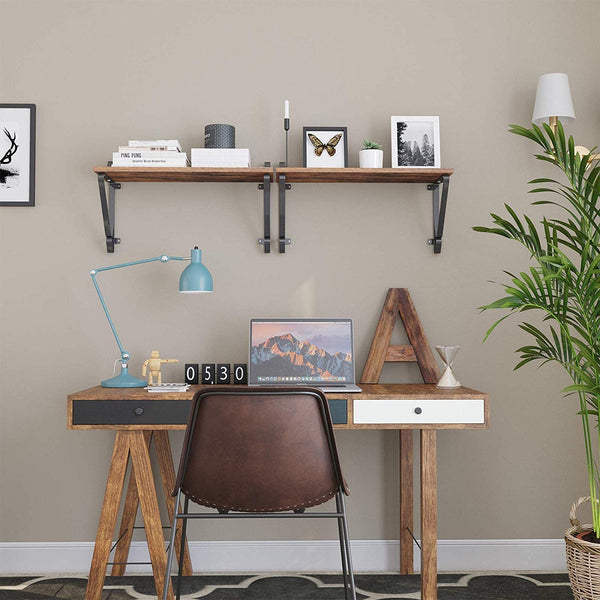 Set of 2 Large Floating Wall Shelves - Karrari