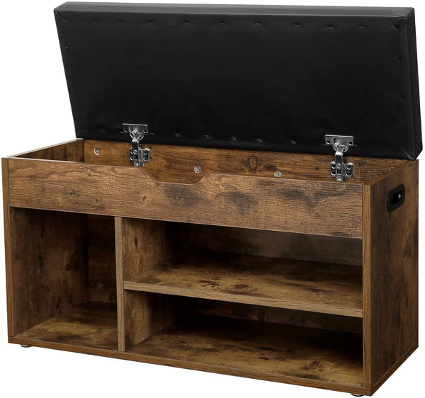Shoe Bench with Cushion & Storage - Karrari