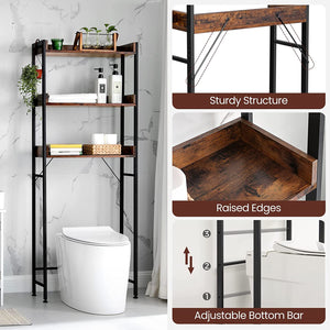 3-Tier Over-The-Toilet Bathroom Shelf - Karrari